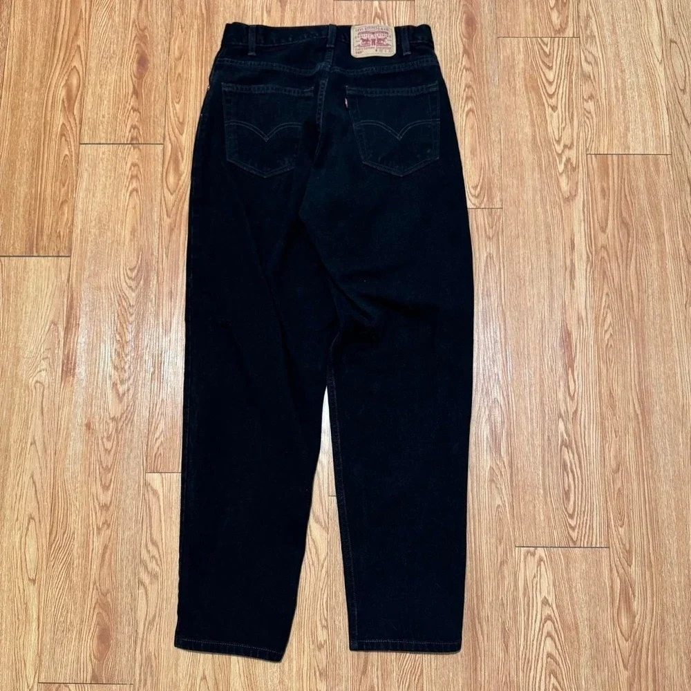 Levi's Men's Jeans 560 Black Vintage Tapered Fit 90s Measures 31x32